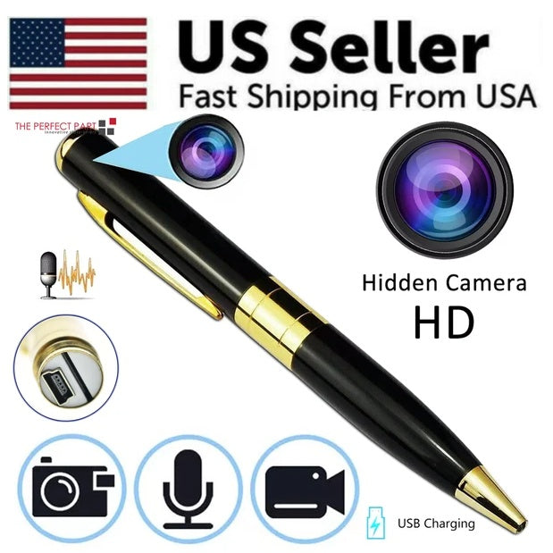 Pen Camera Cam Mini Hidden Pocket Audio Video Recorder DVR Security 1080P HD USA