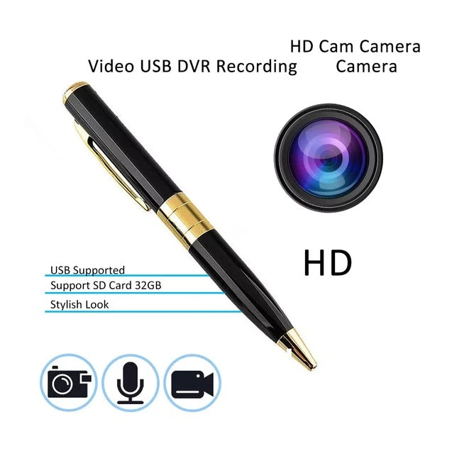 Pen Camera Cam Mini Hidden Pocket Audio Video Recorder DVR Security 1080P HD USA