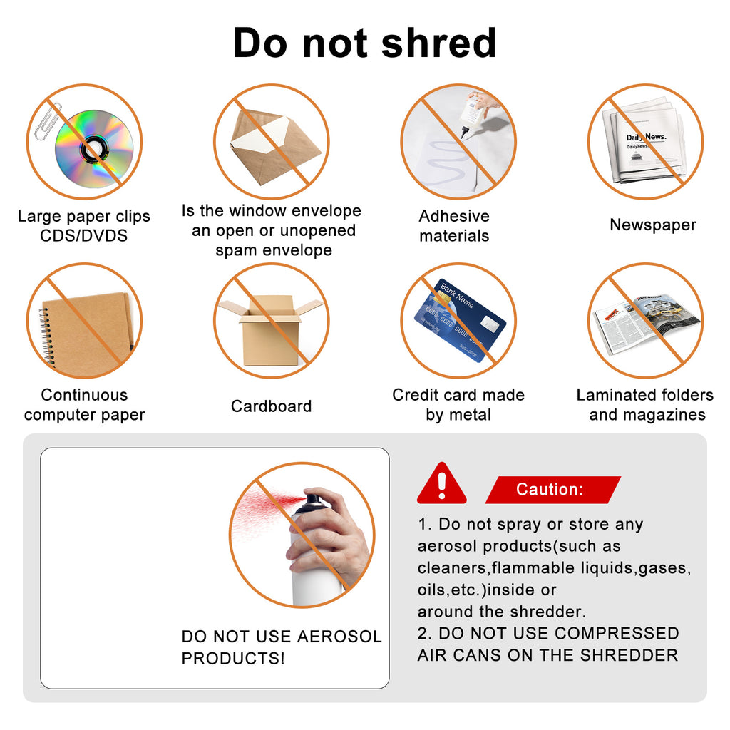 Woolsche 5 Sheet Cross Cut Paper Shredder For Home Use, Jam Proof