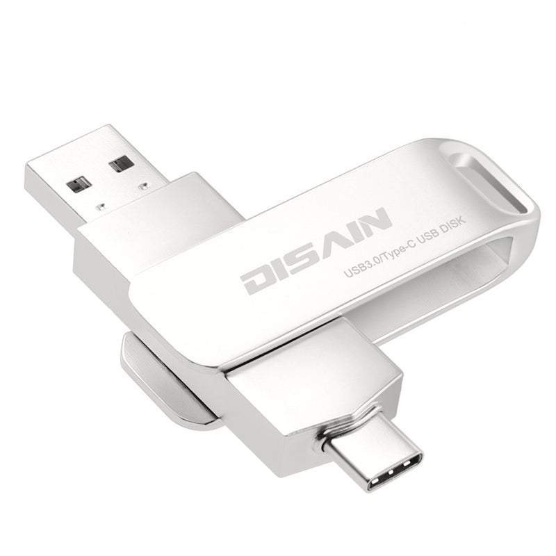 New Type c Metal Rotating USB  Drive Mobile