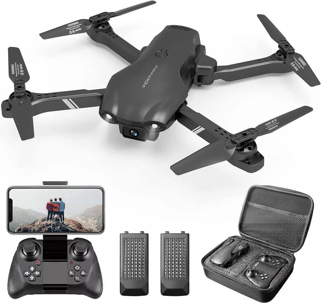 4DRC V13 RC Drone 6K HD Dual Camera WiFi FPV Foldable Quadcopter Camera Drone ,2 Battery
